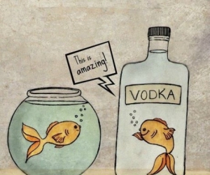 Пьяная рыбка